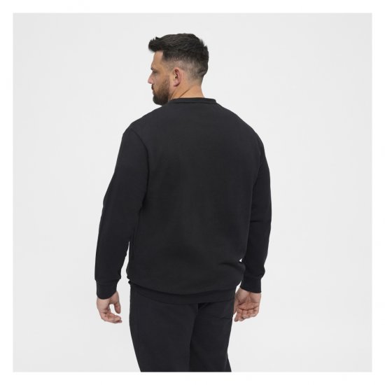 North Latitude Crew Neck Sweatshirt Black - Pulovere & hanorace - Pulovere & Hanorace Bărbați Mărimi Mari