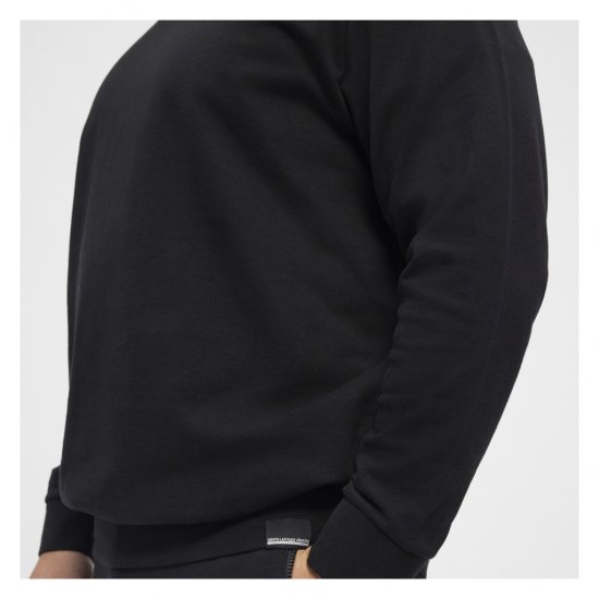 North Latitude Crew Neck Sweatshirt Black - Pulovere & hanorace - Pulovere & Hanorace Bărbați Mărimi Mari