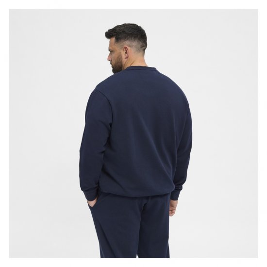 North Latitude Crew Neck Sweatshirt Navy - Pulovere & hanorace - Pulovere & Hanorace Bărbați Mărimi Mari