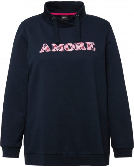 Ulla Popken Amore Sweatshirt Navy - Pulovere & hanorace - 