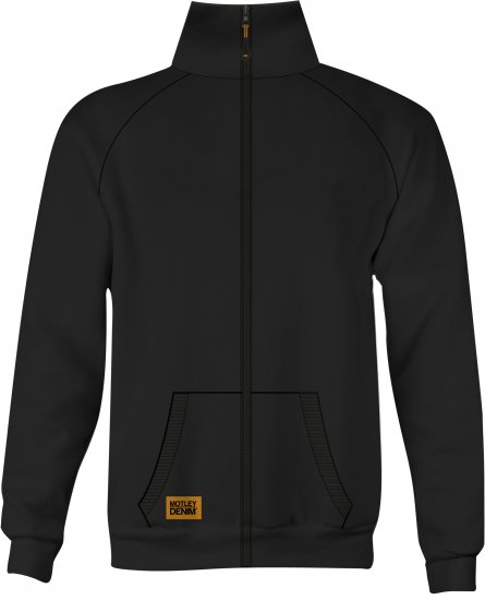 Motley Denim London Sweatshirt Black - Pulovere & Hanorace - Pulovere & Hanorace Bărbați Mărimi Mari