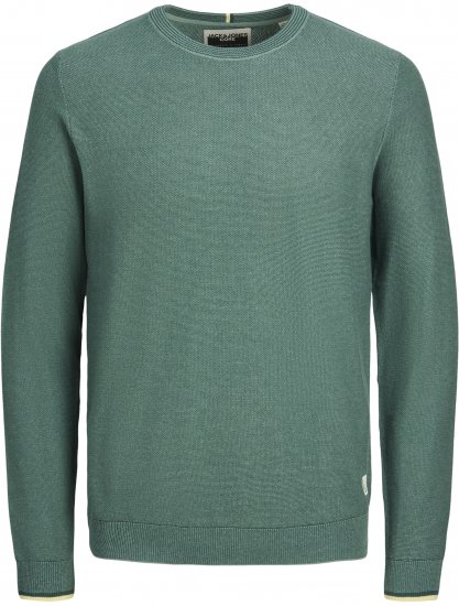 Jack & Jones Logan Spring Knitted Pillover Grey - Pulovere & hanorace - Pulovere & Hanorace Bărbați Mărimi Mari