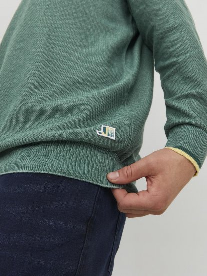 Jack & Jones Logan Spring Knitted Pillover Grey - Pulovere & hanorace - Pulovere & Hanorace Bărbați Mărimi Mari