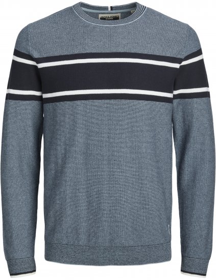 Jack & Jones Logan Spring Knitted Pullover Turquoise - Pulovere & hanorace - Pulovere & Hanorace Bărbați Mărimi Mari