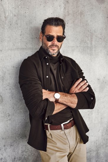 JP1880 Turtleneck Sweatshirt Long Sleeve Dark Brown - Pulovere & hanorace - Pulovere & Hanorace Bărbați Mărimi Mari