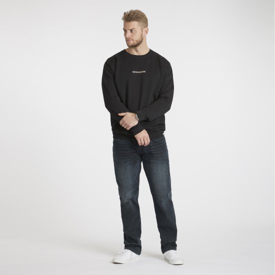 North Latitude Denim Logo Sweatshirt Black TALL - TALL pulovere - 