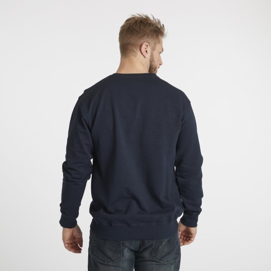 North Latitude Denim Logo Sweatshirt Navy Blue TALL - TALL pulovere - 
