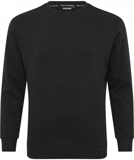 North Latitude Crew Neck Sweatshirt Black - Pulovere & hanorace - Pulovere & Hanorace Bărbați Mărimi Mari