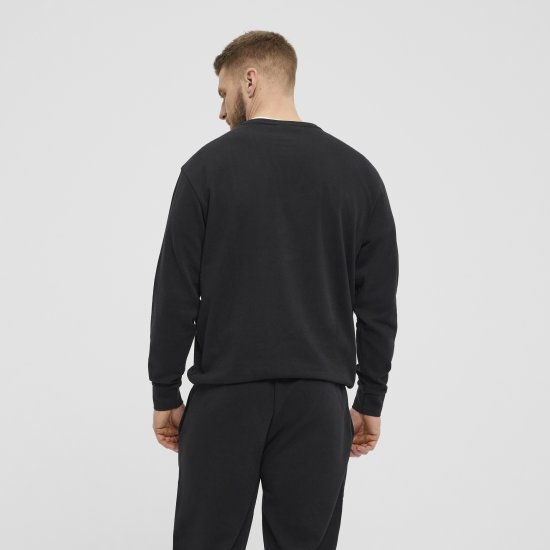 North Latitude Denim Crew Neck Sweatshirt Black TALL - TALL pulovere - 