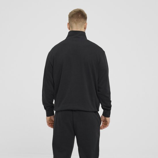 North Latitude Denim Half-Zip Sweatshirt Black TALL - TALL pulovere - 