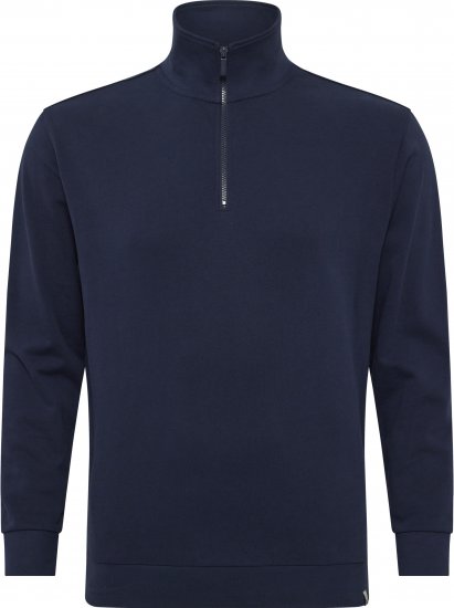 North Latitude Denim Half-Zip Sweatshirt Navy Blue TALL - TALL pulovere - 
