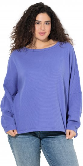 Ulla Popken Inverted Seam Long Sleeve Sweatshirt Lavender - Pulovere & hanorace - 