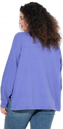 Ulla Popken Inverted Seam Long Sleeve Sweatshirt Lavender - Pulovere & hanorace - 
