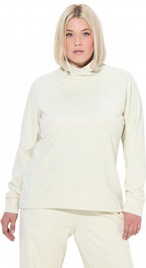 Ulla Popken Antibacterial Sporty Fit Sweatshirt Taupe - Pulovere & hanorace - 
