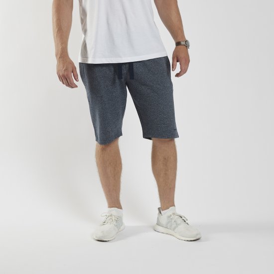 North Latitude Sweatshorts Blue Melange TALL - Pantaloni trening - Pantaloni Trening Bărbați Mărimi Mari