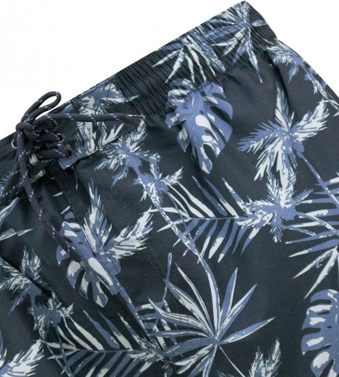 D555 Cleethorpes Hawaii Printed Swimshorts Navy - Costum baie - Sort Baie Bărbați Mărimi Mari