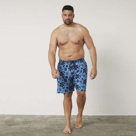 North Latitude 61153 Șort De Înot Stretch 4 Direcții Albastru Mediu - Lenjerie intimă & costum baie - Lenjerie Intimă Bărbați Mărimi Mari