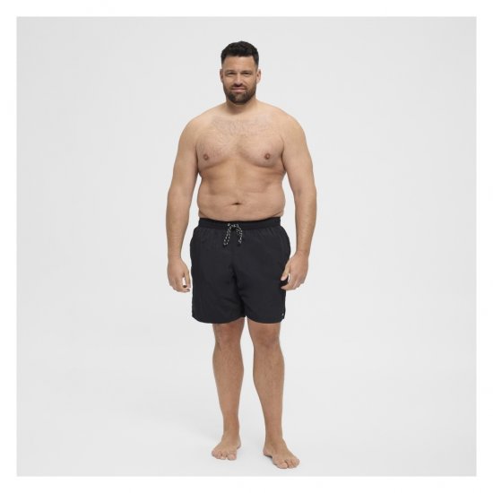 North Latitude Swimshorts Black - Lenjerie intimă & costum baie - Lenjerie Intimă Bărbați Mărimi Mari