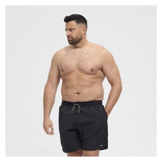 North Latitude Swimshorts Black - Lenjerie intimă & costum baie - Lenjerie Intimă Bărbați Mărimi Mari