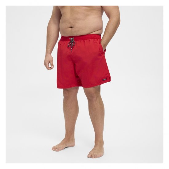 North Latitude Swimshorts Red - Lenjerie intimă & costum baie - Lenjerie Intimă Bărbați Mărimi Mari