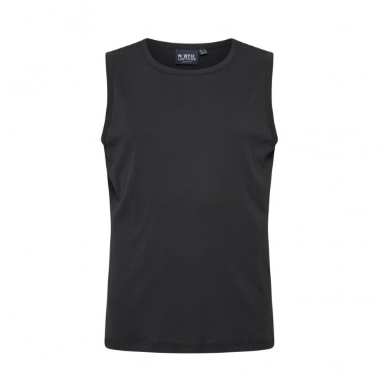 North Latitude Tanktop Black - Tricouri fără mâneci - Tricouri fără mâneci mărimi mari