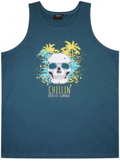 Espionage T381 Surfing Tanktop Teal - Tricouri fără mâneci - Tricouri fără mâneci mărimi mari
