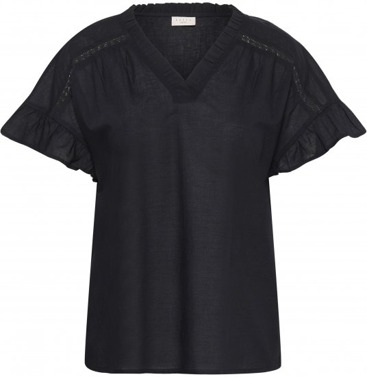 Kaffe Curve Valeria Top Black Deep - Tricouri & topuri - 
