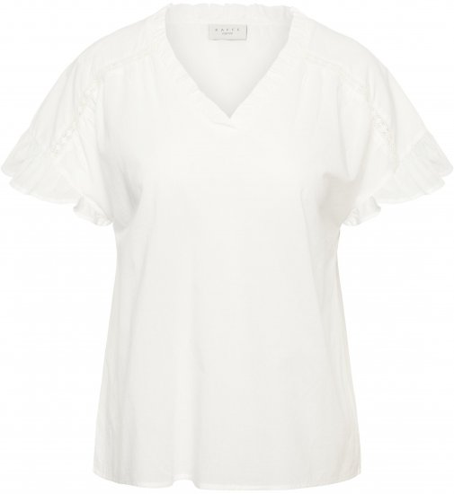 Kaffe Curve Valeria Top Chalk - Topuri - 