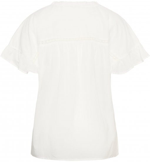 Kaffe Curve Valeria Top Chalk - Topuri - 