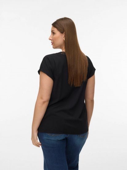 Vero Moda Bella Lace Top Black - Topuri - 