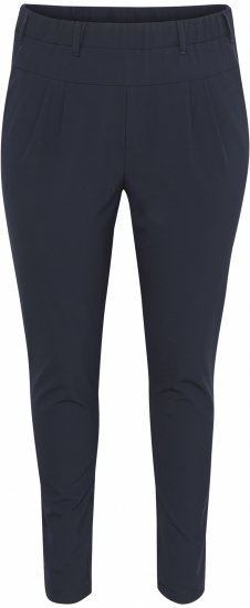 Kaffe Curve Jia Pantaloni Bleumarin miezul nopții - Blugi & Pantaloni pentru Femei Mărimi Mari – Plus Size - 