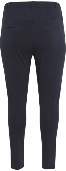 Kaffe Curve Jia Pantaloni Bleumarin miezul nopții - Blugi & Pantaloni pentru Femei Mărimi Mari – Plus Size - 