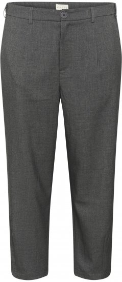 Kaffe Curve Merla Pantaloni Dark Grey Melange - Blugi & Pantaloni pentru Femei Mărimi Mari – Plus Size - 