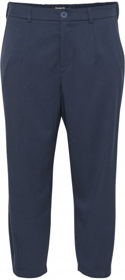 Kaffe Curve Merla Pantaloni Bleumarin miezul nopții - Blugi & Pantaloni pentru Femei Mărimi Mari – Plus Size - 