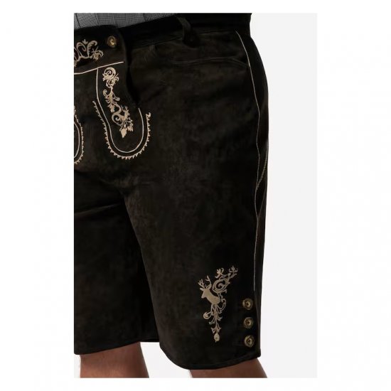 Men Plus Leather Trousers Dark Brown - Ținute de sărbătoare - Ținute de sărbătoare – Pentru a sărbători cu stil și confort