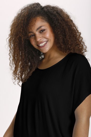 Kaffe Curve Ami Stanley Mânecă scurtă Negru intens - Tricouri - 