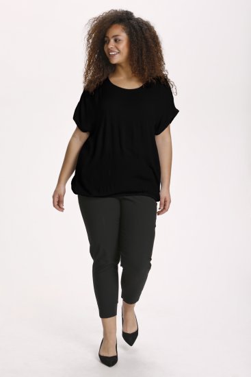 Kaffe Curve Ami Stanley Mânecă scurtă Negru intens - Tricouri - 