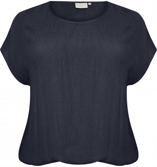 Kaffe Curve Ami Stanley Mânecă scurtă Bleumarin miezul nopții - Tricouri - 