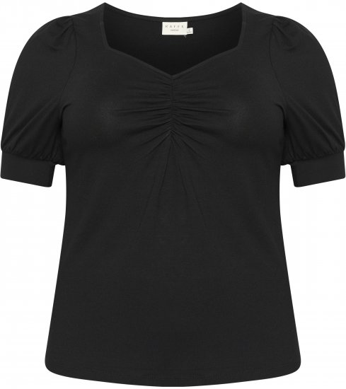 Kaffe Curve Sissy Tricou Negru intens - Tricouri - 