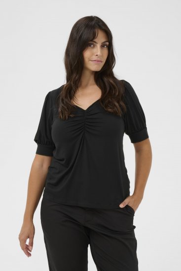 Kaffe Curve Sissy Tricou Negru intens - Tricouri - 