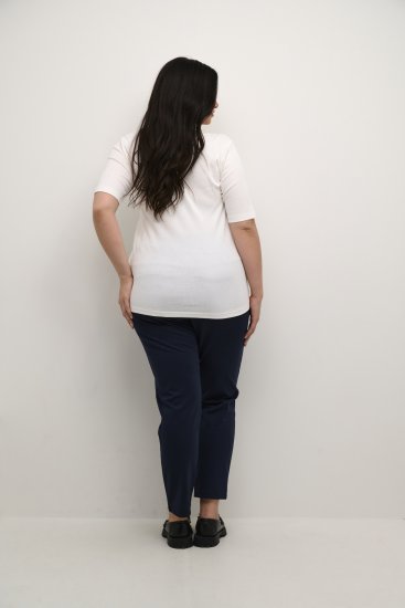 Kaffe Curve Carina Tricou Chalk - Tricouri - 