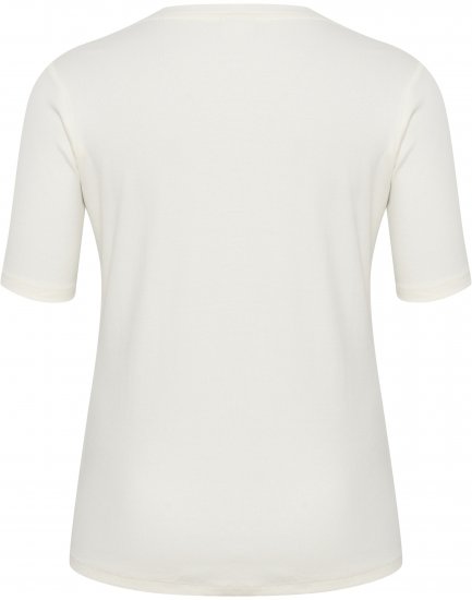 Kaffe Curve Carina Tricou Chalk - Tricouri - 