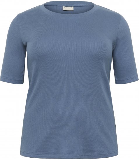 Kaffe Curve Carina T-Shirt Blue - Tricouri - 