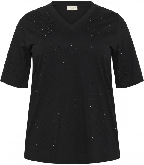 Kaffe Curve Phoelina T-Shirt Black - Tricouri - 
