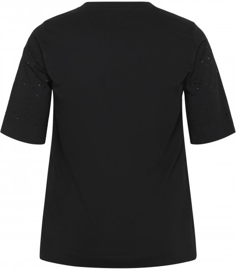 Kaffe Curve Phoelina T-Shirt Black - Tricouri - 