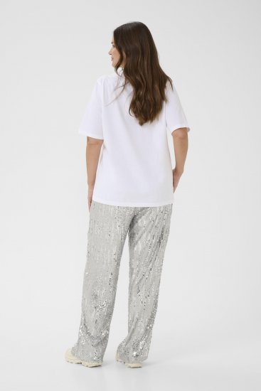 Kaffe Curve Chari T-Shirt Optical White - Tricouri - 