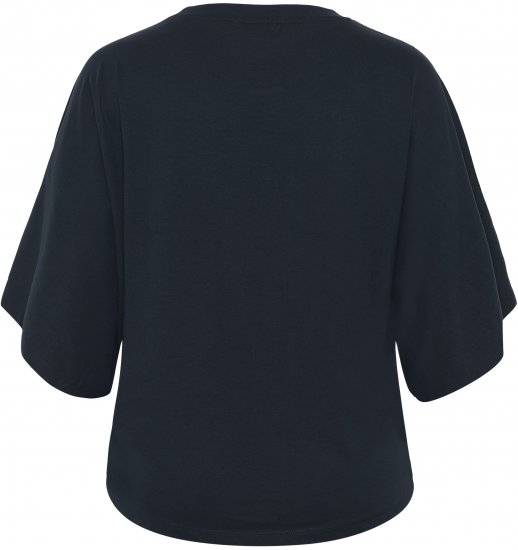Kaffe Curve Stormi T-Shirt Navy - Tricouri - 