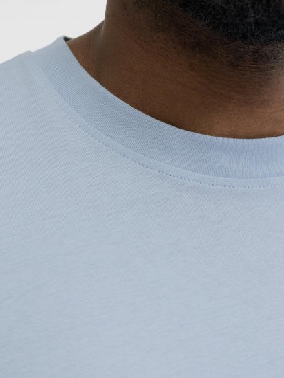 Jack & Jones Brandon T-Shirt Celestial Blue - Tricouri - Tricouri Bărbați Mărimi Mari