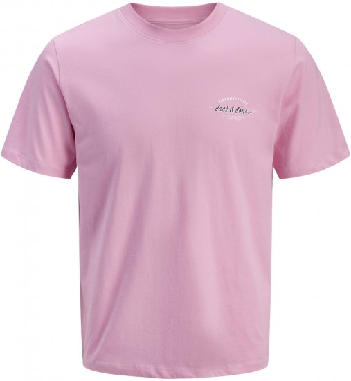 Jack & Jones Brandon T-Shirt Pink - Tricouri - Tricouri Bărbați Mărimi Mari