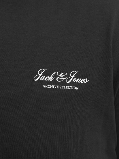 Jack & Jones Archive Tricou Negru - Tricouri - Tricouri Bărbați Mărimi Mari